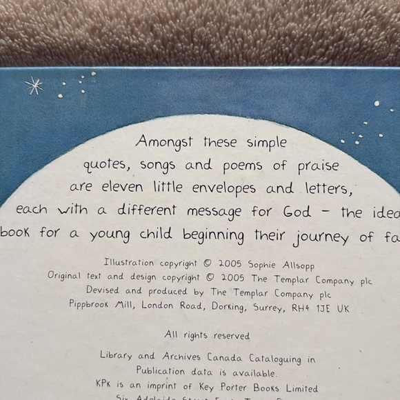 4/$20 Dear God Children's Book Christianity, hard cover - Picture 3 of 6